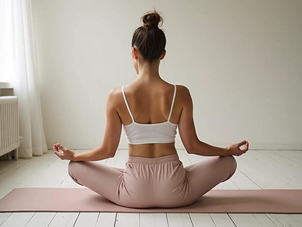 Abstract illustration of a calm evening silhouette